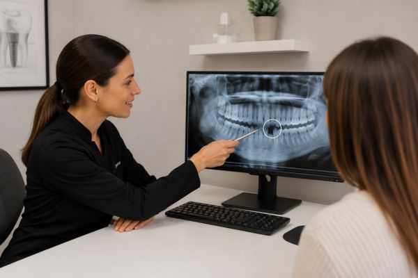 radiografia pérdida de pieza dental